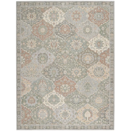 Nourison Parisa PSA05 Area Rug, Grey/Multicolor, 7'9" x 9'9"