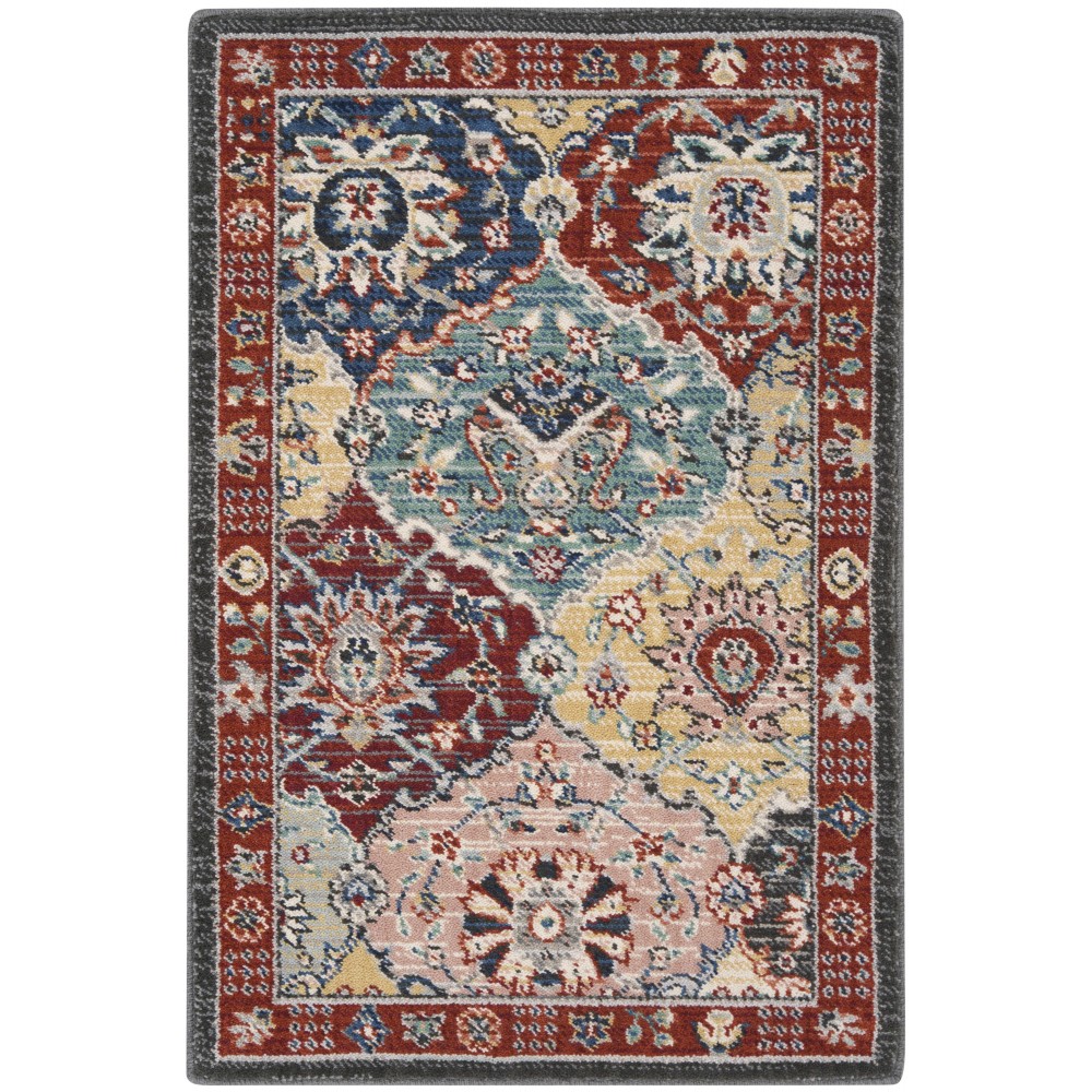 Nourison Parisa PSA05 Area Rug, Multicolor, 2' x 3' Nourison Parisa PSA05 Area Rug, Multicolor, 2' x 3'