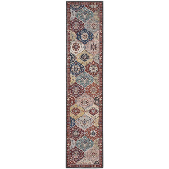 Nourison Parisa PSA05 Runner Rug, Multicolor, 2'3" x 10'