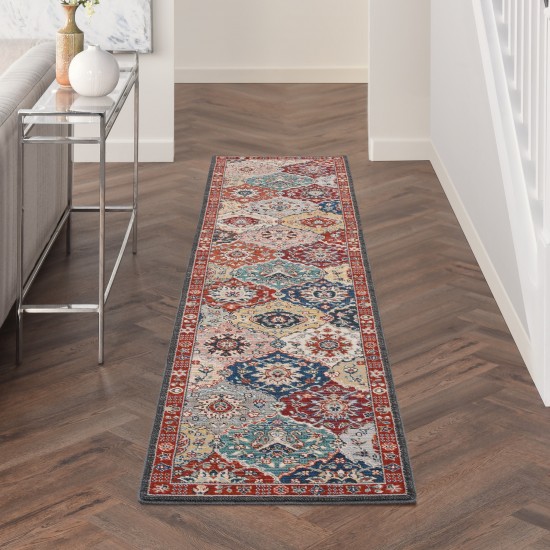 Nourison Parisa PSA05 Runner Rug, Multicolor, 2'3" x 10'