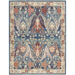 Nourison Parisa PSA06 Area Rug, Denim/Multicolor, 7'9" x 9'9"