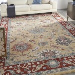 Nourison Parisa PSA07 Area Rug, Gold/Brick, 9'9" x 13'9"