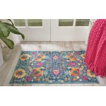 Nourison Passion PSN01 Area Rug, Denim, 1'10" x 2'10"