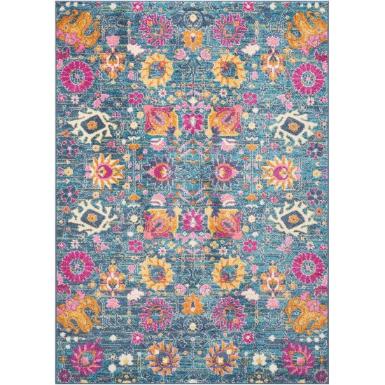 Nourison Passion PSN01 Area Rug, Denim, 3'9" x 5'9"