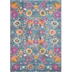 Nourison Passion PSN01 Area Rug, Denim, 5'3" x 7'3"