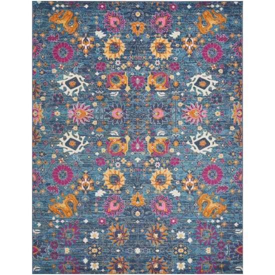 Nourison Passion PSN01 Area Rug, Denim, 8' x 10'