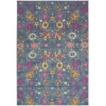 Nourison Passion PSN01 Area Rug, Denim, 9' x 12'