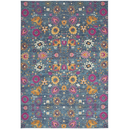 Nourison Passion PSN01 Area Rug, Denim, 9' x 12'