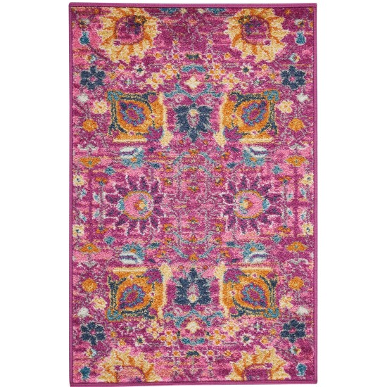 Nourison Passion PSN01 Area Rug, Fuchsia, 1'10" x 2'10"