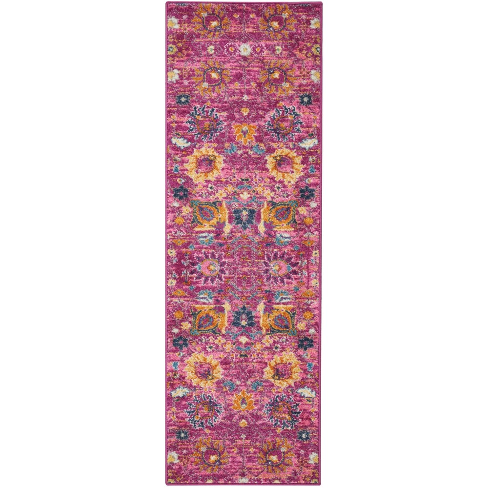 Nourison Passion PSN01 Runner Rug, Fuchsia, 1'10" x 6'