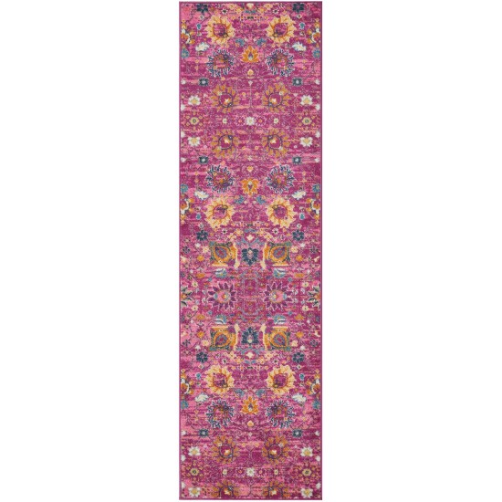 Nourison Passion PSN01 Runner Rug, Fuchsia, 2'2" x 10'