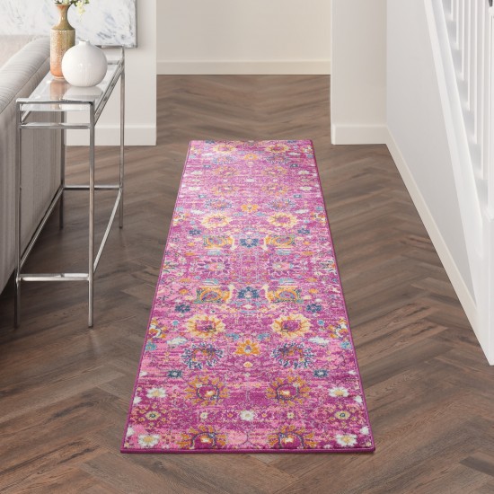 Nourison Passion PSN01 Runner Rug, Fuchsia, 2'2" x 10'