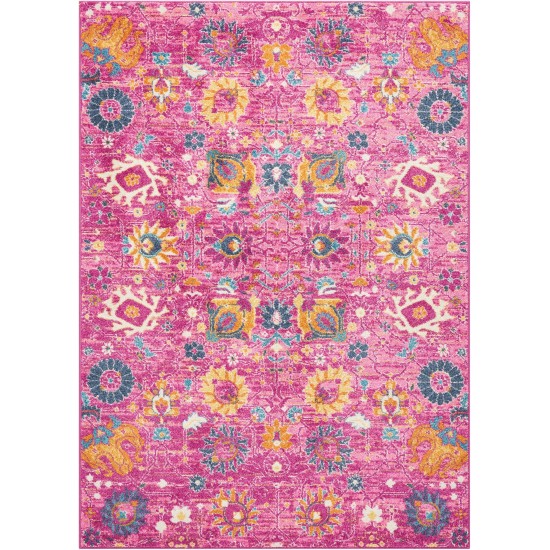 Nourison Passion PSN01 Area Rug, Fuchsia, 3'9" x 5'9"