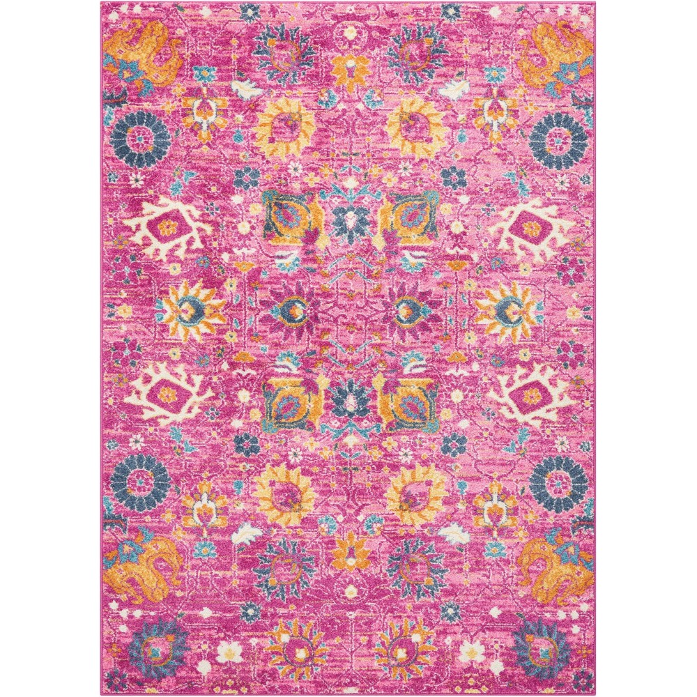 Nourison Passion PSN01 Area Rug, Fuchsia, 3'9" x 5'9"