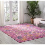 Nourison Passion PSN01 Area Rug, Fuchsia, 8' x 10'