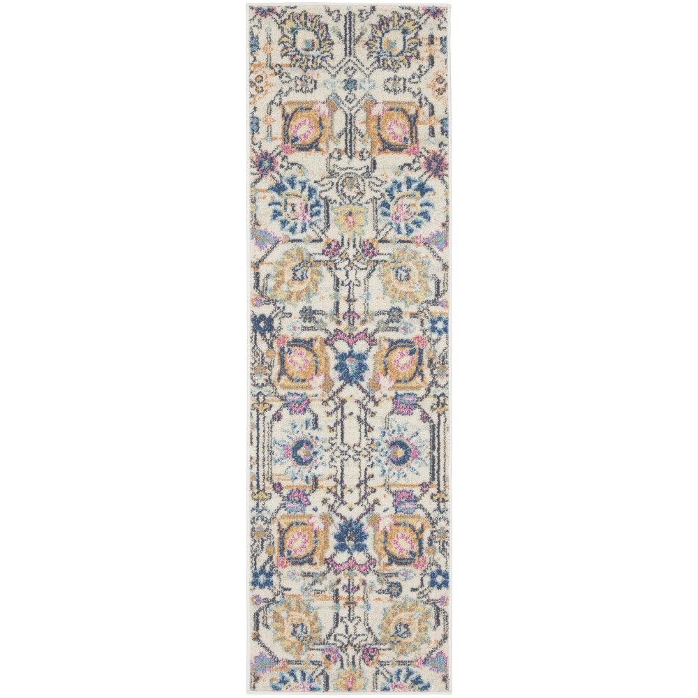 Nourison Passion PSN01 Runner Rug, Ivory/Multicolor, 1'10" x 6'