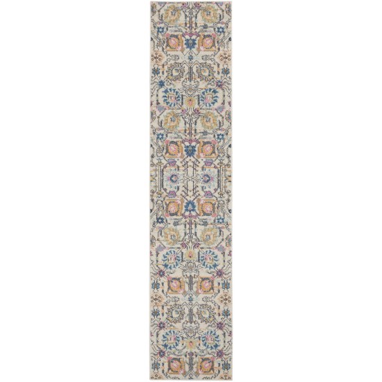 Nourison Passion PSN01 Runner Rug, Ivory/Multicolor, 2'2" x 10'