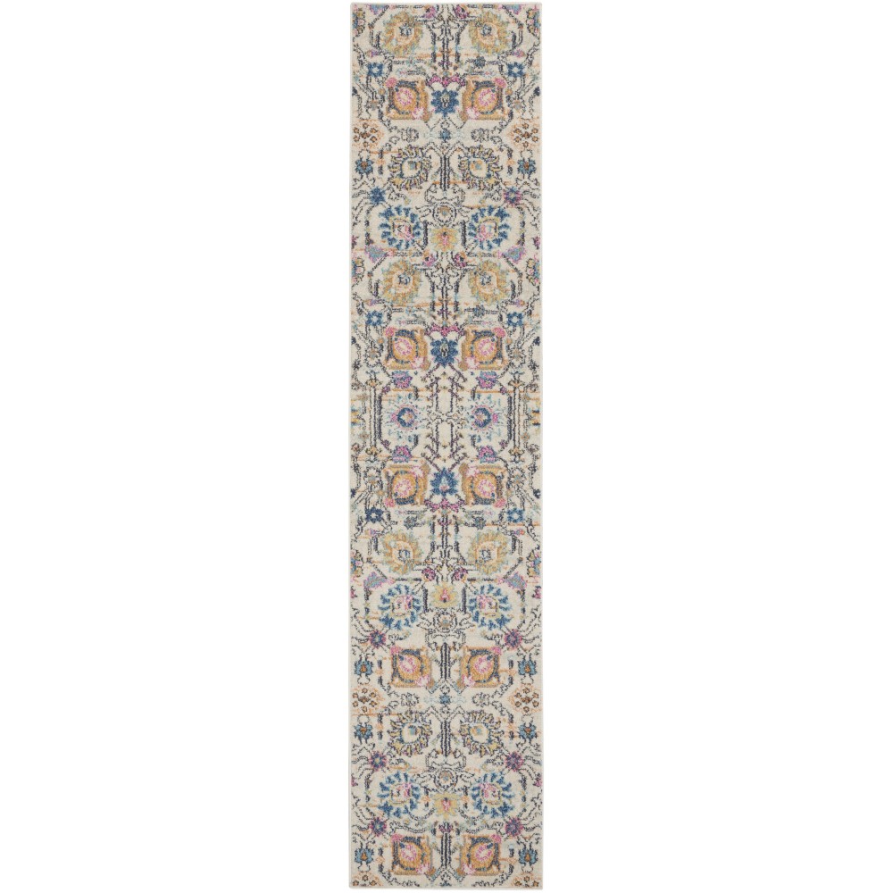 Nourison Passion PSN01 Runner Rug, Ivory/Multicolor, 2'2" x 10'