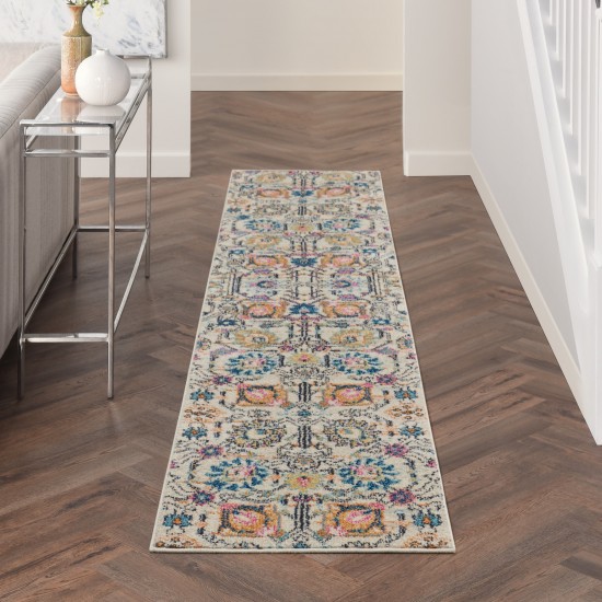 Nourison Passion PSN01 Runner Rug, Ivory/Multicolor, 2'2" x 10'