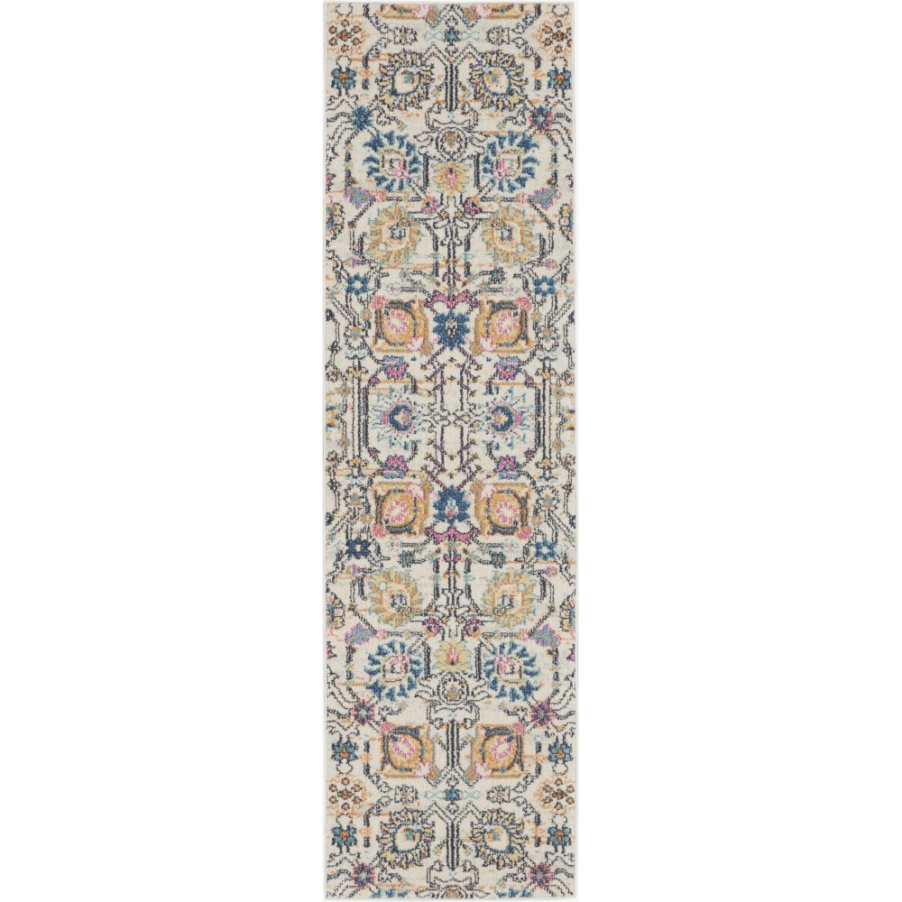 Nourison Passion PSN01 Runner Rug, Ivory/Multicolor, 2'2" x 7'6"