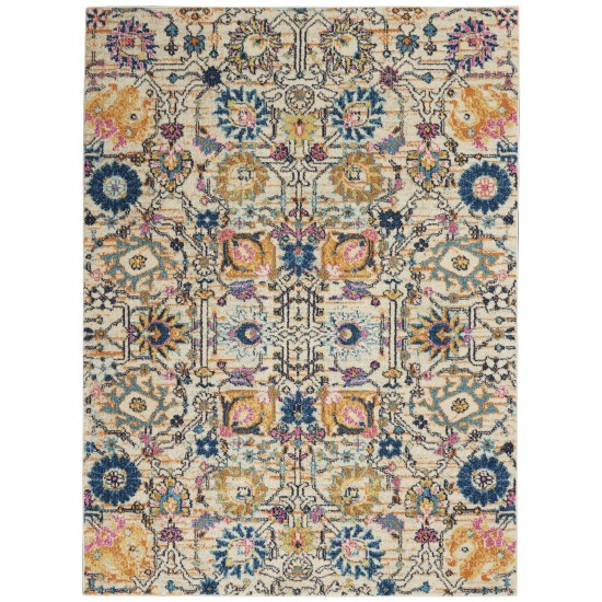 Nourison Passion PSN01 Area Rug, Ivory/Multicolor, 3'9" x 5'9"