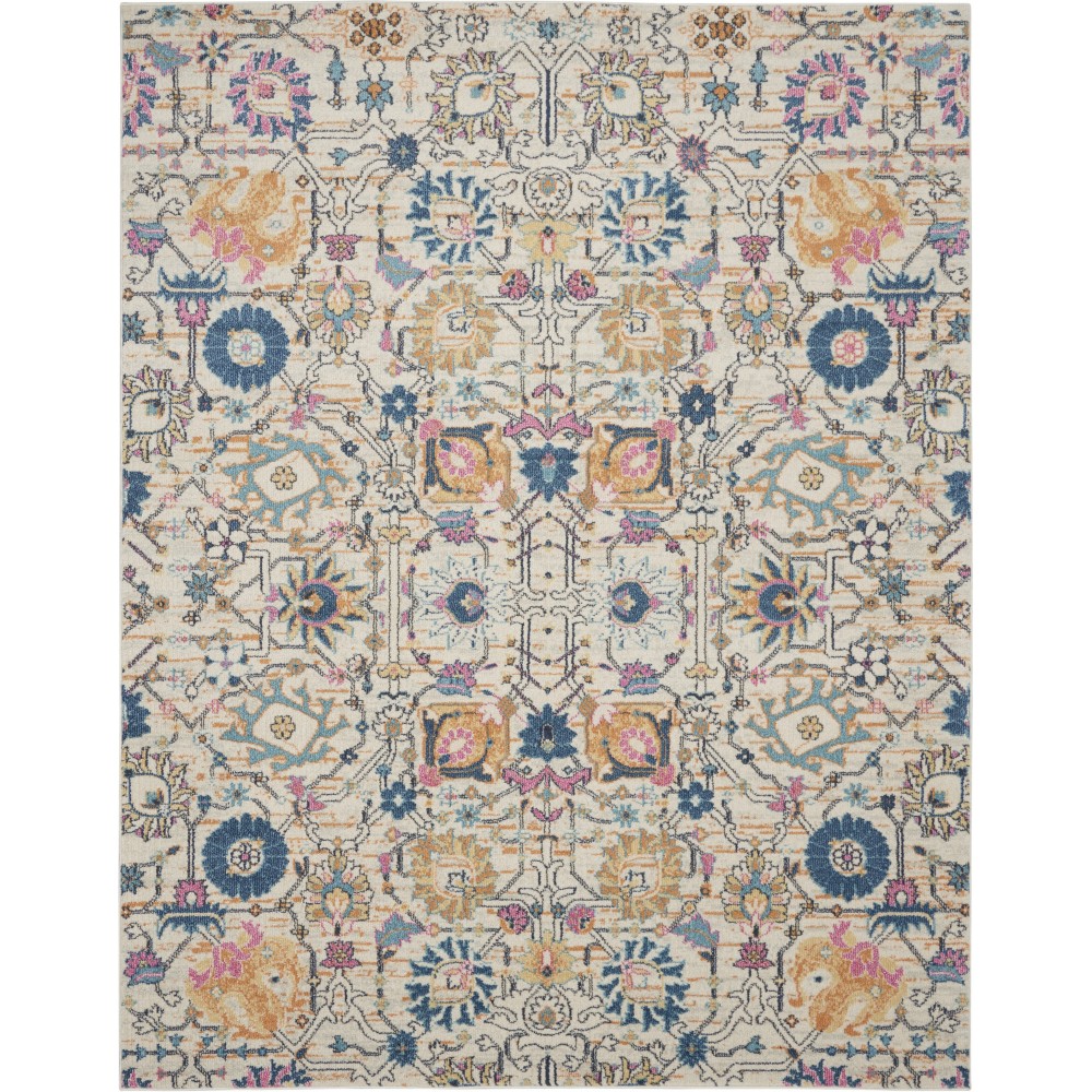 Nourison Passion PSN01 Area Rug, Ivory/Multicolor, 8' x 10'