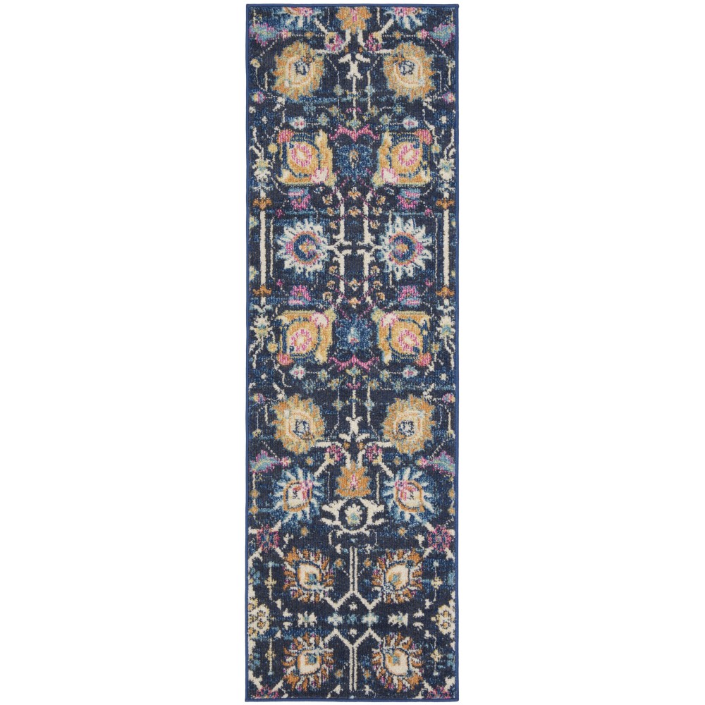 Nourison Passion PSN01 Runner Rug, Navy, 1'10" x 6'