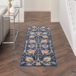 Nourison Passion PSN01 Runner Rug, Navy, 1'10" x 6'