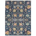 Nourison Passion PSN01 Area Rug, Navy, 5'3" x 7'3"