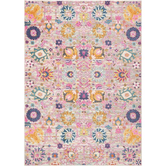 Nourison Passion PSN01 Area Rug, Silver, 3'9" x 5'9"