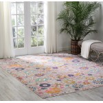 Nourison Passion PSN01 Area Rug, Silver, 8' x 10'