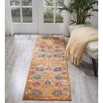 Nourison Passion PSN01 Runner Rug, Orange, 1'10" x 6'