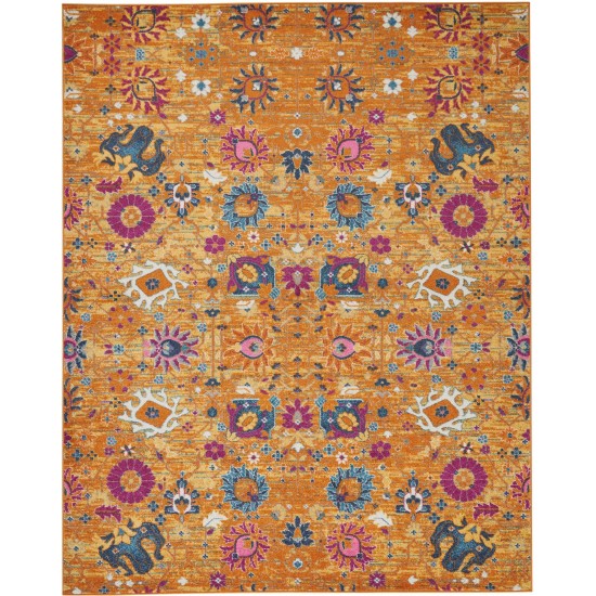 Nourison Passion PSN01 Area Rug, Orange, 8' x 10'