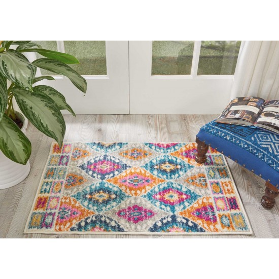 Nourison Passion PSN02 Area Rug, Multicolor, 1'10" x 2'10"