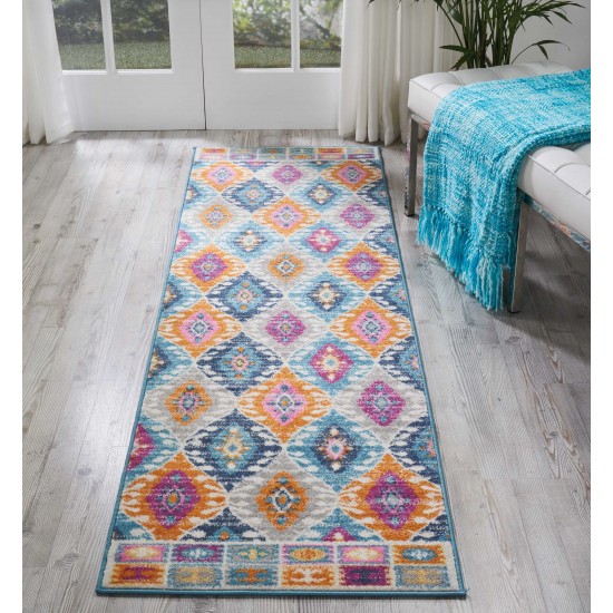 Nourison Passion PSN02 Runner Rug, Multicolor, 2'2" x 7'6"