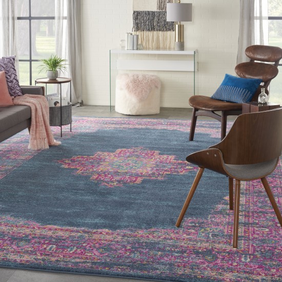 Nourison Passion PSN03 Area Rug, Blue, 10' x 14'