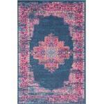 Nourison Passion PSN03 Area Rug, Blue, 3'9" x 5'9"