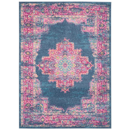 Nourison Passion PSN03 Area Rug, Blue, 5'3" x 7'3"