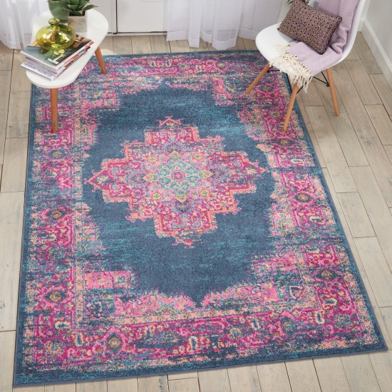 Nourison Passion PSN03 Area Rug, Blue, 5'3" x 7'3"