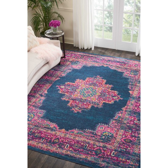 Nourison Passion PSN03 Area Rug, Blue, 8' x 10'