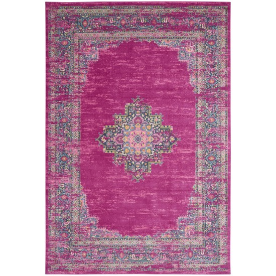 Nourison Passion PSN03 Area Rug, Fuchsia, 10' x 14'