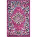 Nourison Passion PSN03 Area Rug, Fuchsia, 1'10" x 2'10"