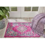 Nourison Passion PSN03 Area Rug, Fuchsia, 1'10" x 2'10"