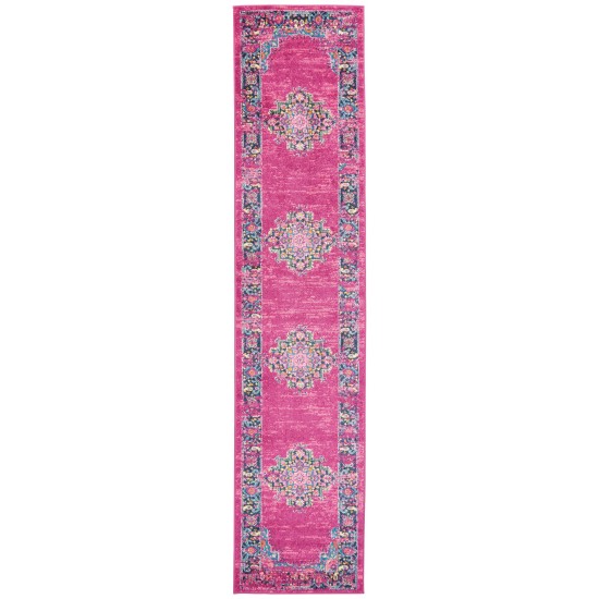 Nourison Passion PSN03 Runner Rug, Fuchsia, 2'2" x 10'