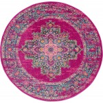 Nourison Passion PSN03 Area Rug, Fuchsia, 5'3" x Round