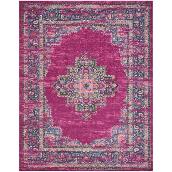 Nourison Passion PSN03 Area Rug, Fuchsia, 8' x 10'