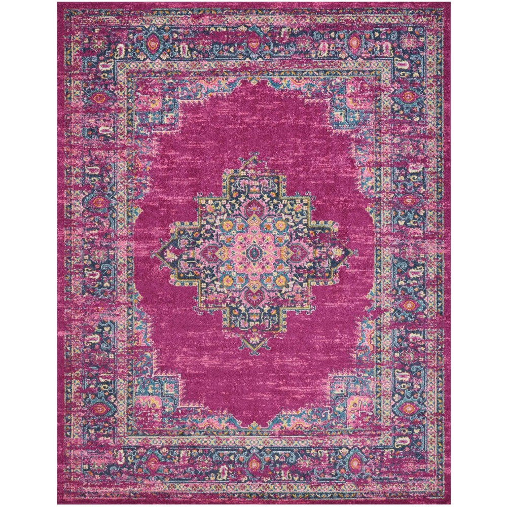 Nourison Passion PSN03 Area Rug, Fuchsia, 8' x 10'