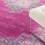 Nourison Passion PSN03 Area Rug, Fuchsia, 9' x 12'