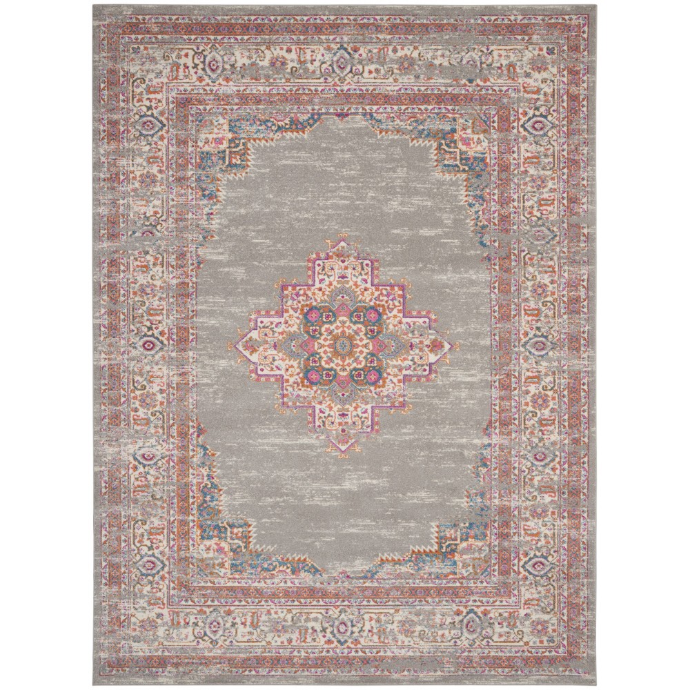 Nourison Passion PSN03 Area Rug, Grey, 12' x 15'