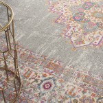 Nourison Passion PSN03 Area Rug, Grey, 12' x 18'